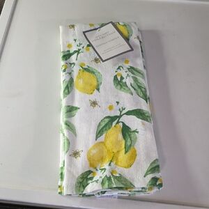 Studio Collection Large Lemon Print Kitchen Towel
